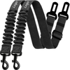 Dog Seat Belt for Car Adjustable Safety Seatbelt Strap Strong Nylon Fabric Bungee Buffer Puppy