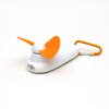 Pocket Sized Fan with Led Torch Light & Carabiner, Portable On-the- Go Battery Powered Handheld Fan