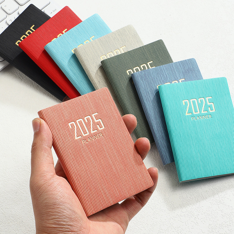 2025 Daily Planner Notebook A7 Pocket Planner