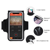 Running Armband Pouch With Card/Cash Slot and Clear Visible Windows, Waterproof Arm Bands Cell Phone Holder Fit Up to 6.5" Phone