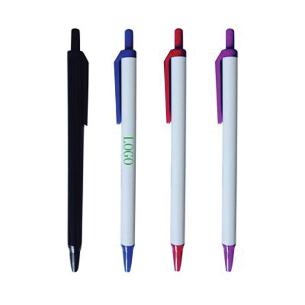 Custom Plastic Stick Ballpoint Pen