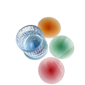 Round-Shape Vibrant Gradient Acrylic Coasters 3.74