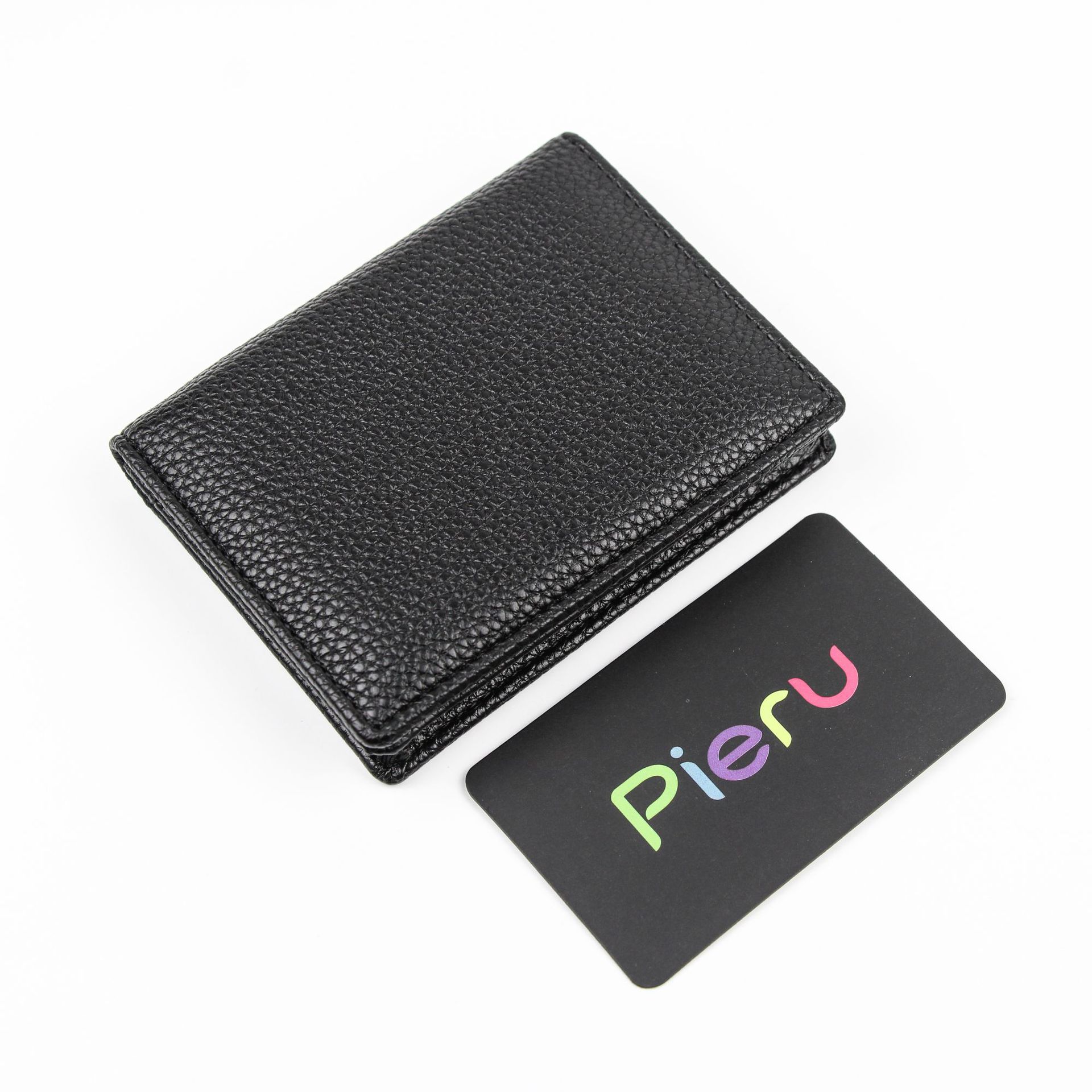 Premium PU Leather Wallet Small Credit Card Holder Card Case Sleeve, Size in 4.13 " x 3.15 "