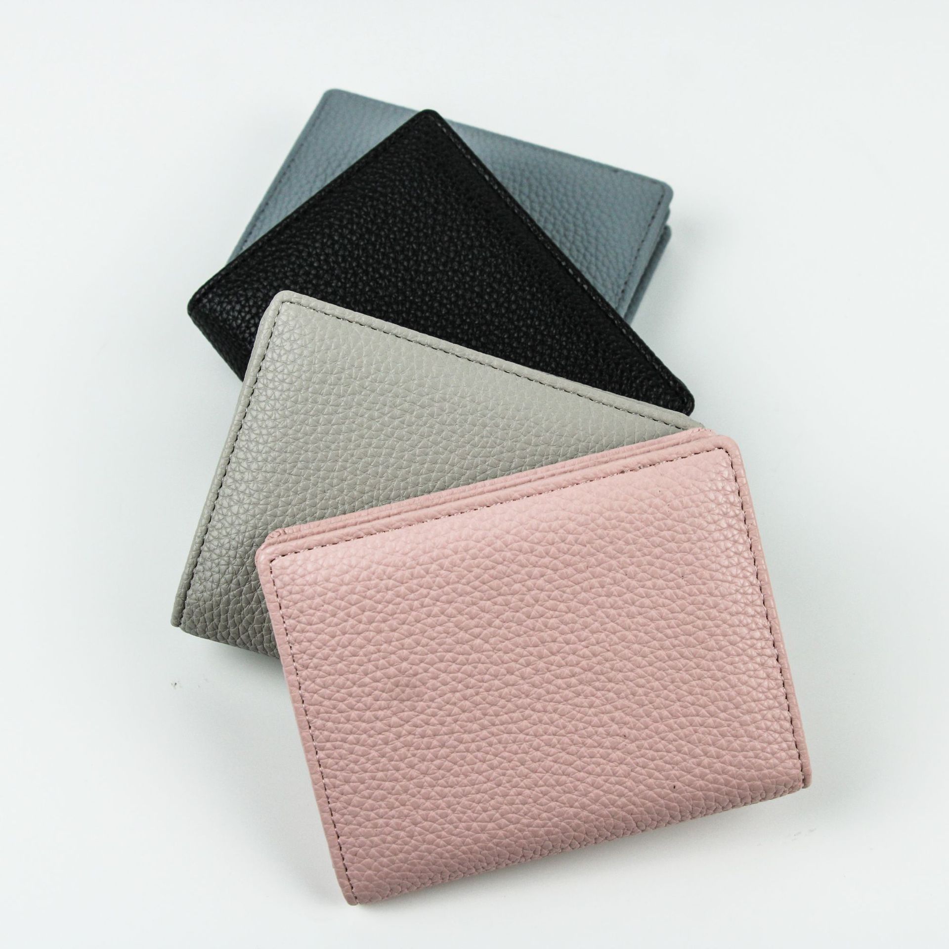 Premium PU Leather Wallet Small Credit Card Holder Card Case Sleeve, Size in 4.13 " x 3.15 "